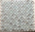 white color glass mosaic