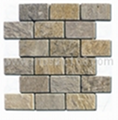outer wall stone mosaic slate