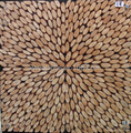 round design home decoration wooden wall panels