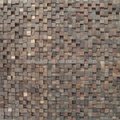 wood wall mosaic 