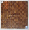 oak wood mosaic tile