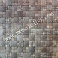 coconut shell mosaic decorative panel