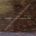 checkerboard design Coconutshell wood mosaic