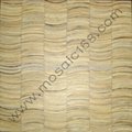 checkerboard design Coconutshell wood mosaic