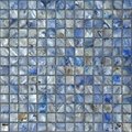 blue color shell mosaic tile
