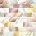 natural white mother of pearl mosaic tile