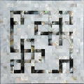 Shell tile black mop panel 