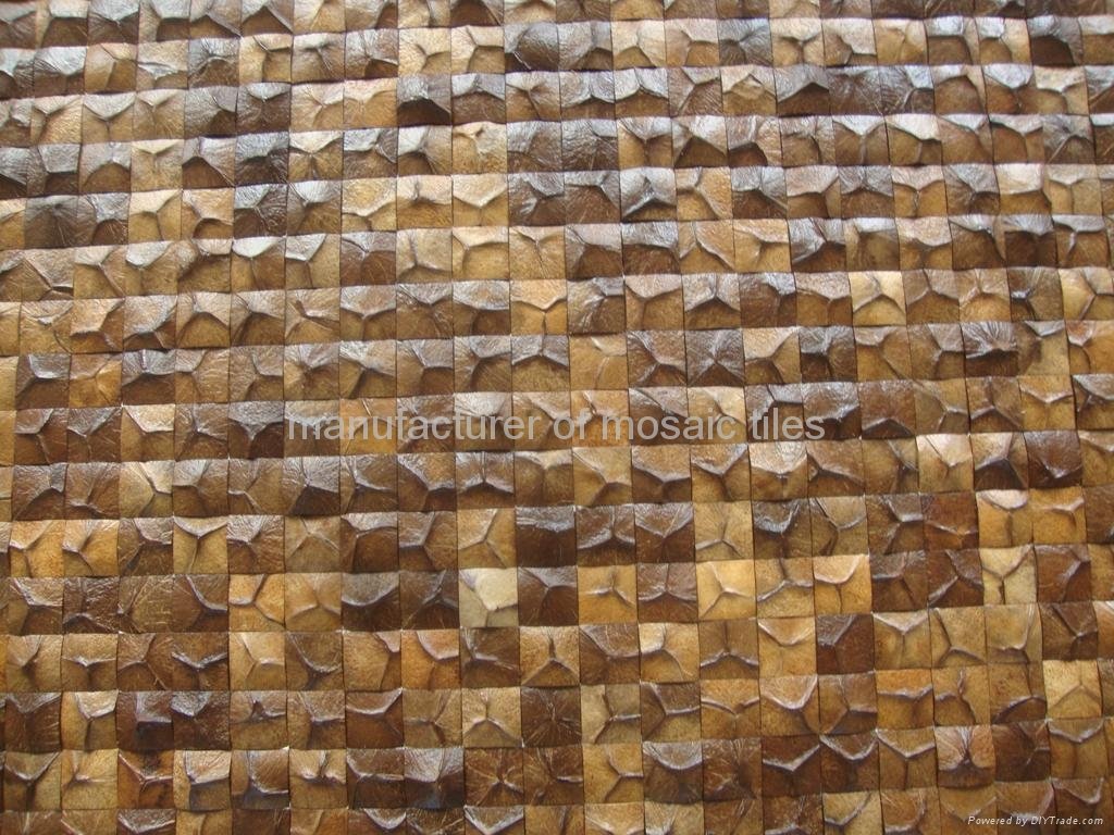 Coconut mosaic BIG SIZE panels 3
