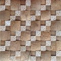 coconutshell and resin mosaic