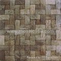 brick design mosaic Coconut tiles