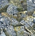 Mother of pearl shell tile crackle design