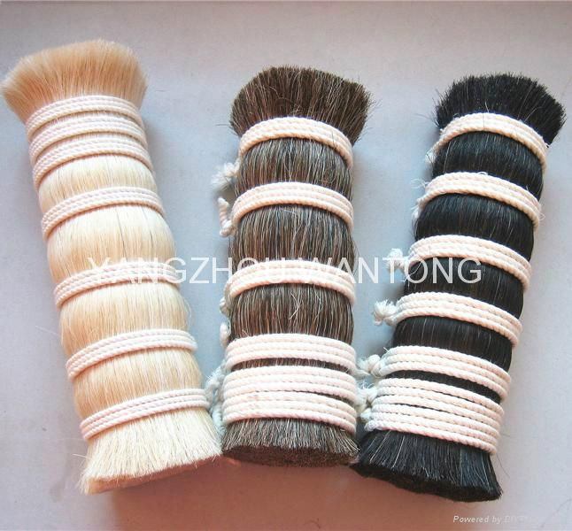 sell grey black white double drawn horse tail hairs horse mane hair