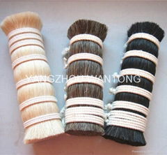 sell grey black white double drawn horse tail hairs horse mane hair horse hairs 