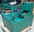 tangentially curved dege notching one side of triangle bengding machine