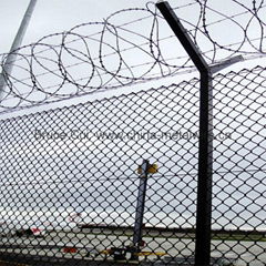 Galvanized Chain Link Fence Woven Wire Mesh Fence