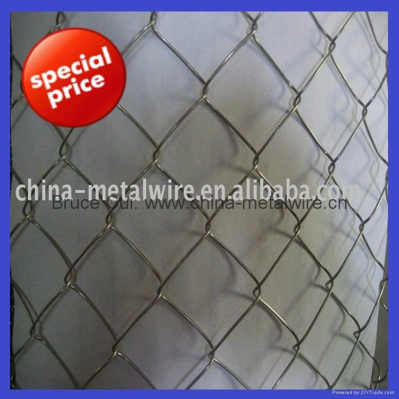 Galvanized Chain Link Fence Woven Wire Mesh Fence 3
