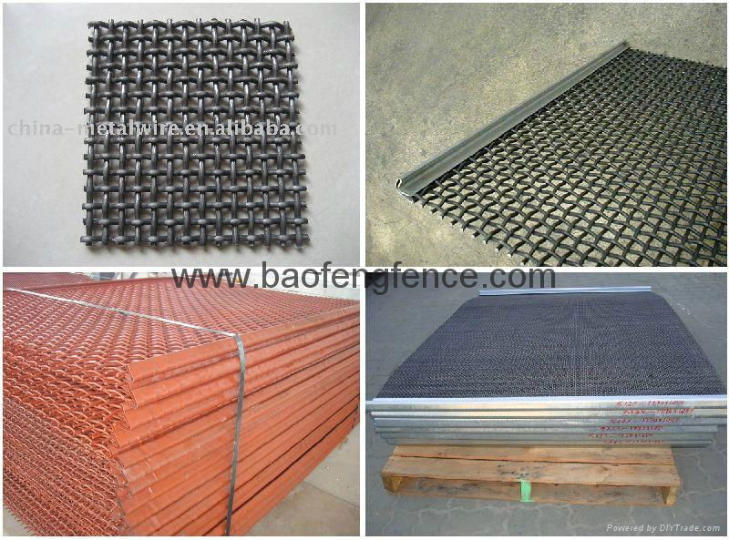 Crimped Wire Mesh Quarry Screen Mesh Wire Mesh Crusher Screen Space Cloth 5