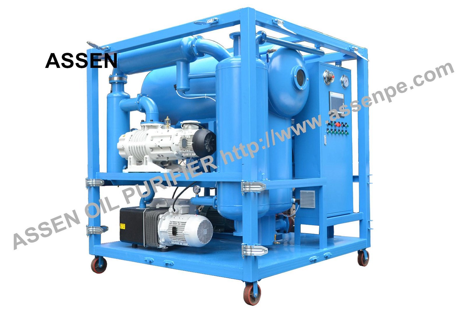 Double Stage High Vacuum Insulating Oil Purification Process Machine