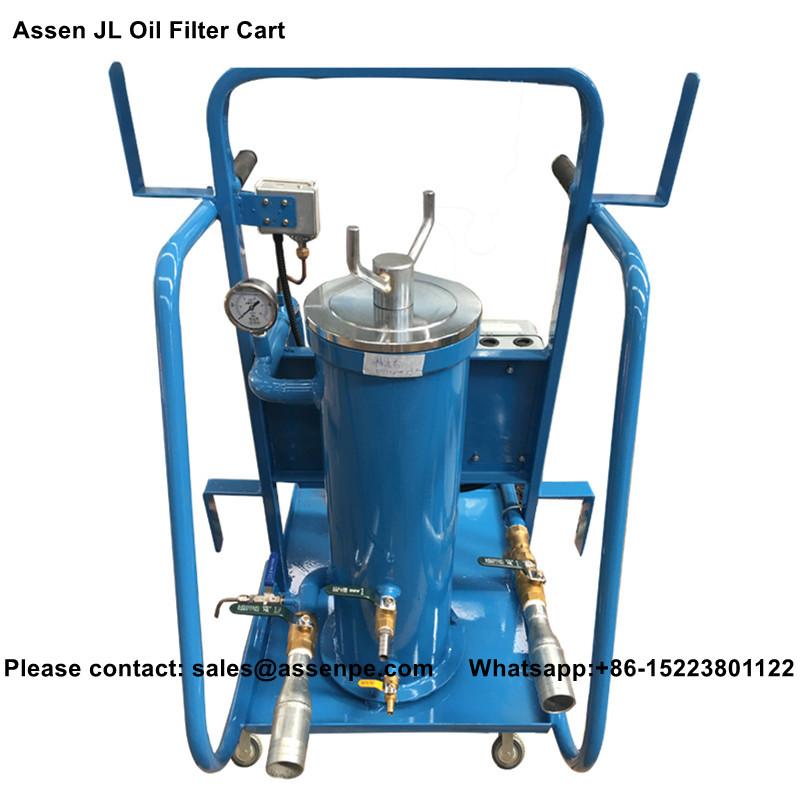 Portable Hydraulic Oil Filtration Machine, Mobile Oil Filter Cart 2