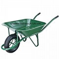 wheel barrow WB6400 FRANCE MODEL,Green Wheelbarrow WB6400 China Manufacturer 1