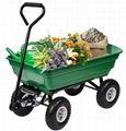 Garden Cart Yard Cart Dump Garden Wagon Heavy Yard Wagon Garden Utility Cart 2