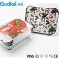 ood Grade Greaseproof Paper Lids For Aluminum Foil Container 6