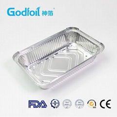 Disposable Aluminum Foil Container 8389 Food Packaging Take Away Container 750ml