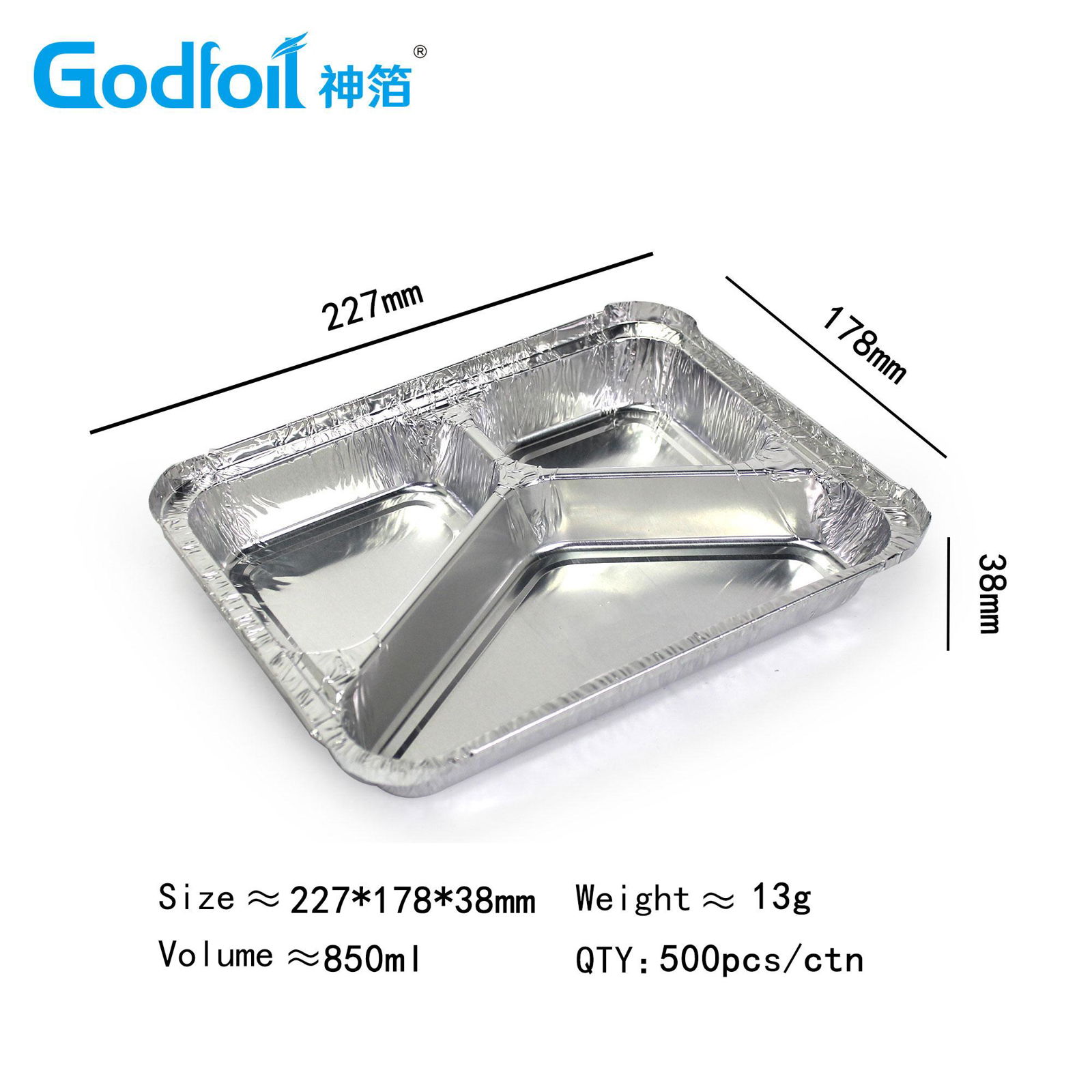 T-three compartment container mould 4