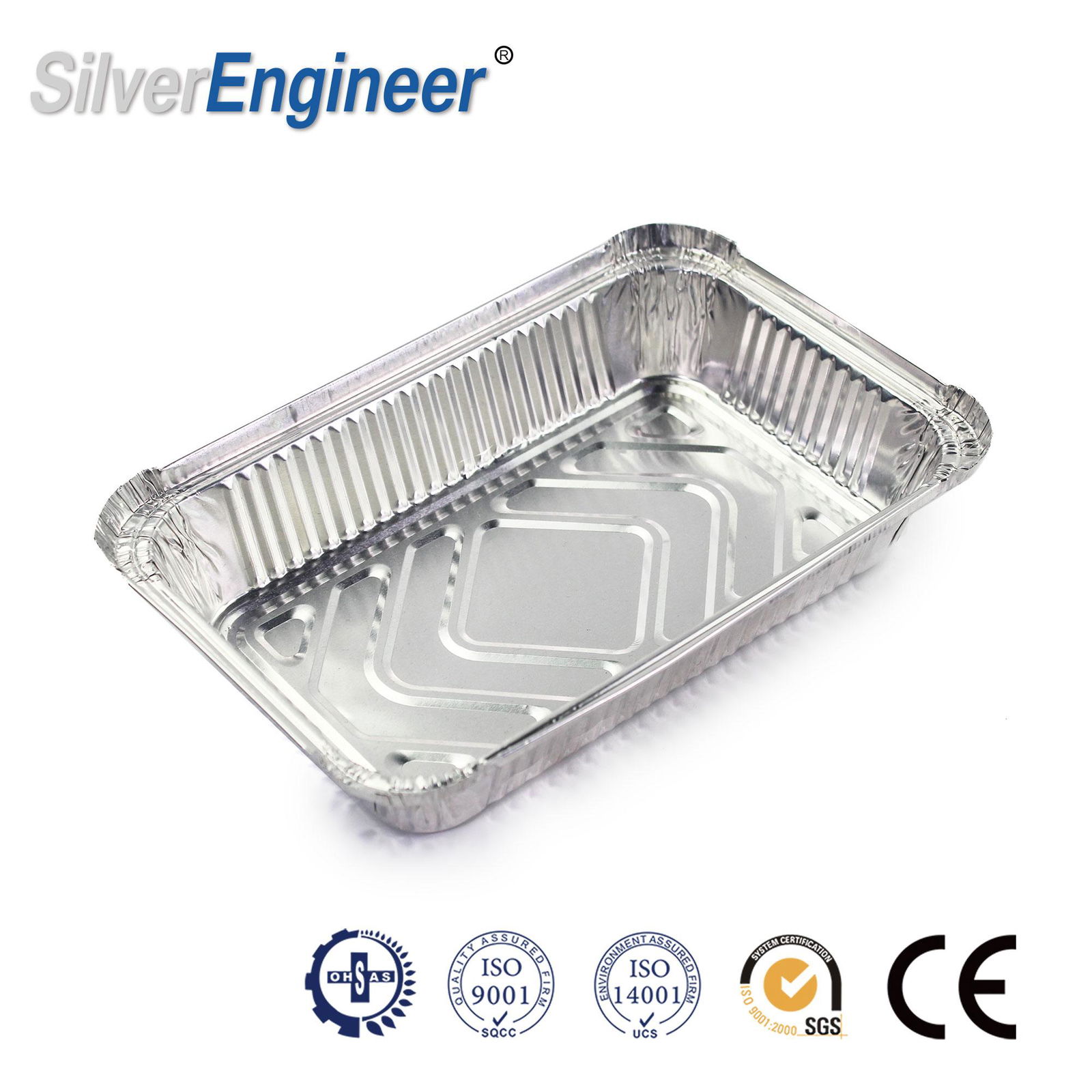 Kitchen use aluminum foil container/750ml 2