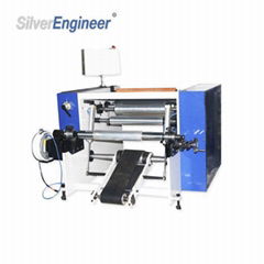 Semi Auto Aluminum Foil Rewinding Machine