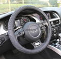 2018 new design genuine leather steering wheel cover