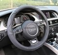2018 new fashion design leather steering wheel cover