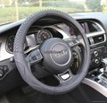 2018 new fashion design leather steering wheel cover