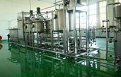 Milk pretreatment line