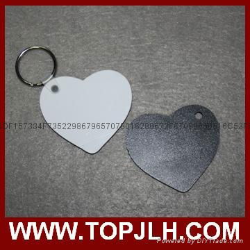 Topjlh bulk order sublimation custom printed mdf keychain 4