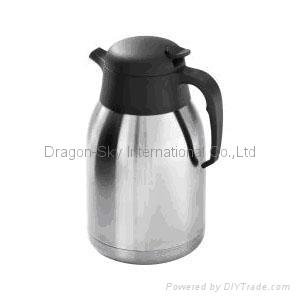 stainless steel vacuum coffee and tea pot