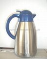 stainless steel vacuum coffee and tea pot 2