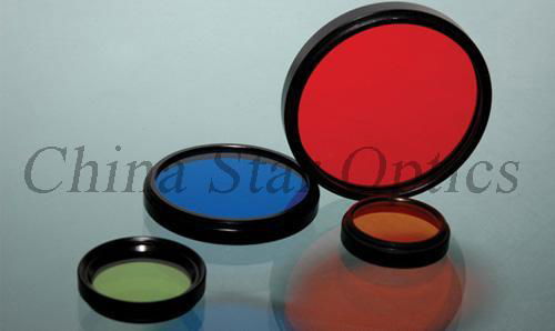 Optical color glass filters
