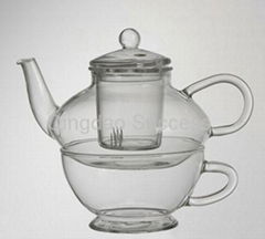 glass teapot