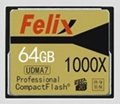 CompactFlash Card 64GB 1000X，CF CARD