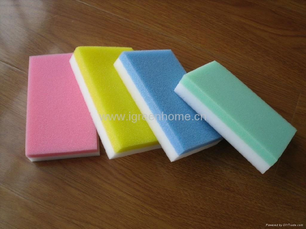 household cleaning colourful  magic  sponge 3