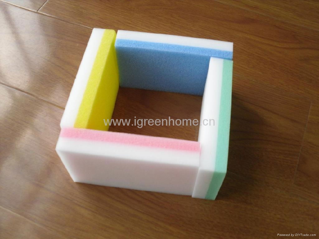 household cleaning colourful  magic  sponge