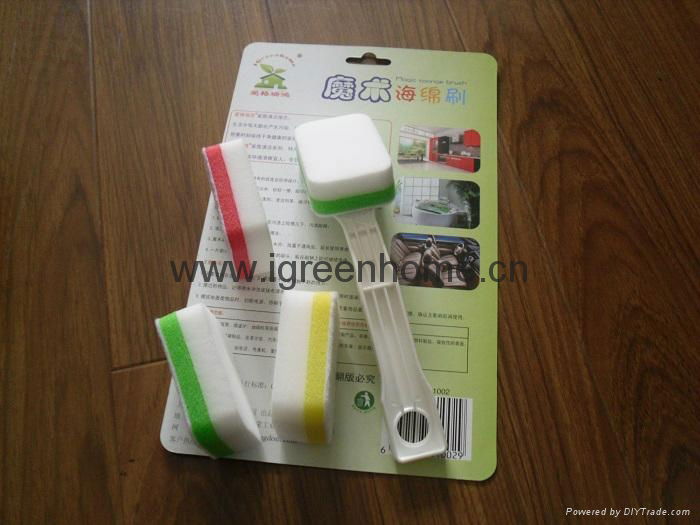 melamine sponge brush