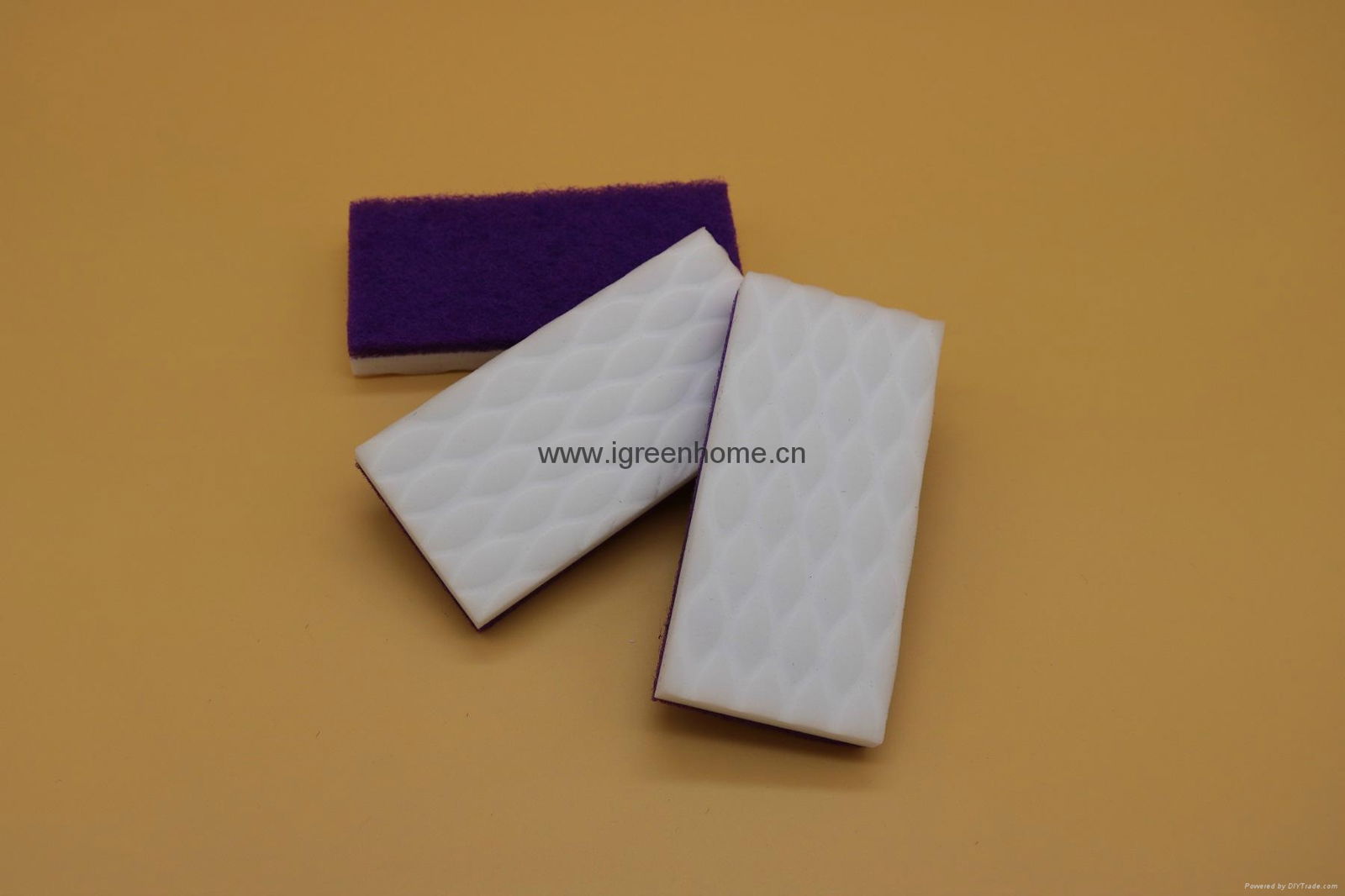  melamine sponge back with scouring pad