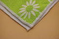 printed microfiber cleaning wipe