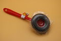 iron pan cleaning brush