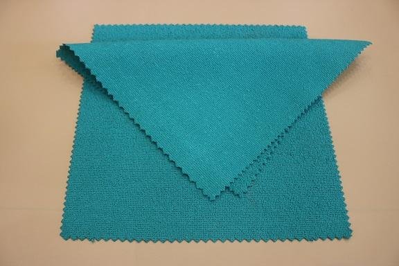 microfiber cleaning cloth with coating