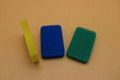 colorful vegetable cleaning silicone sponge  2