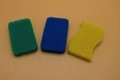 colorful vegetable cleaning silicone sponge 