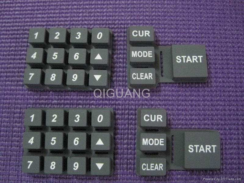 Silicone keypad